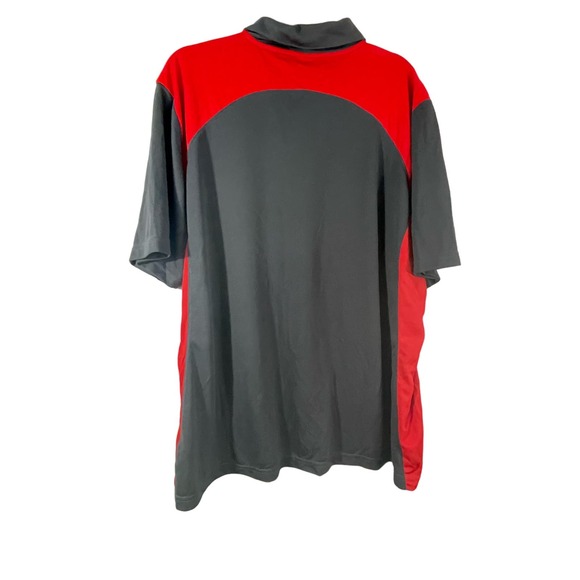 NWT XXL NRG Park Extreme Polo Uniform Shirt Top Black Red Houston Reliant Park - Picture 8 of 8